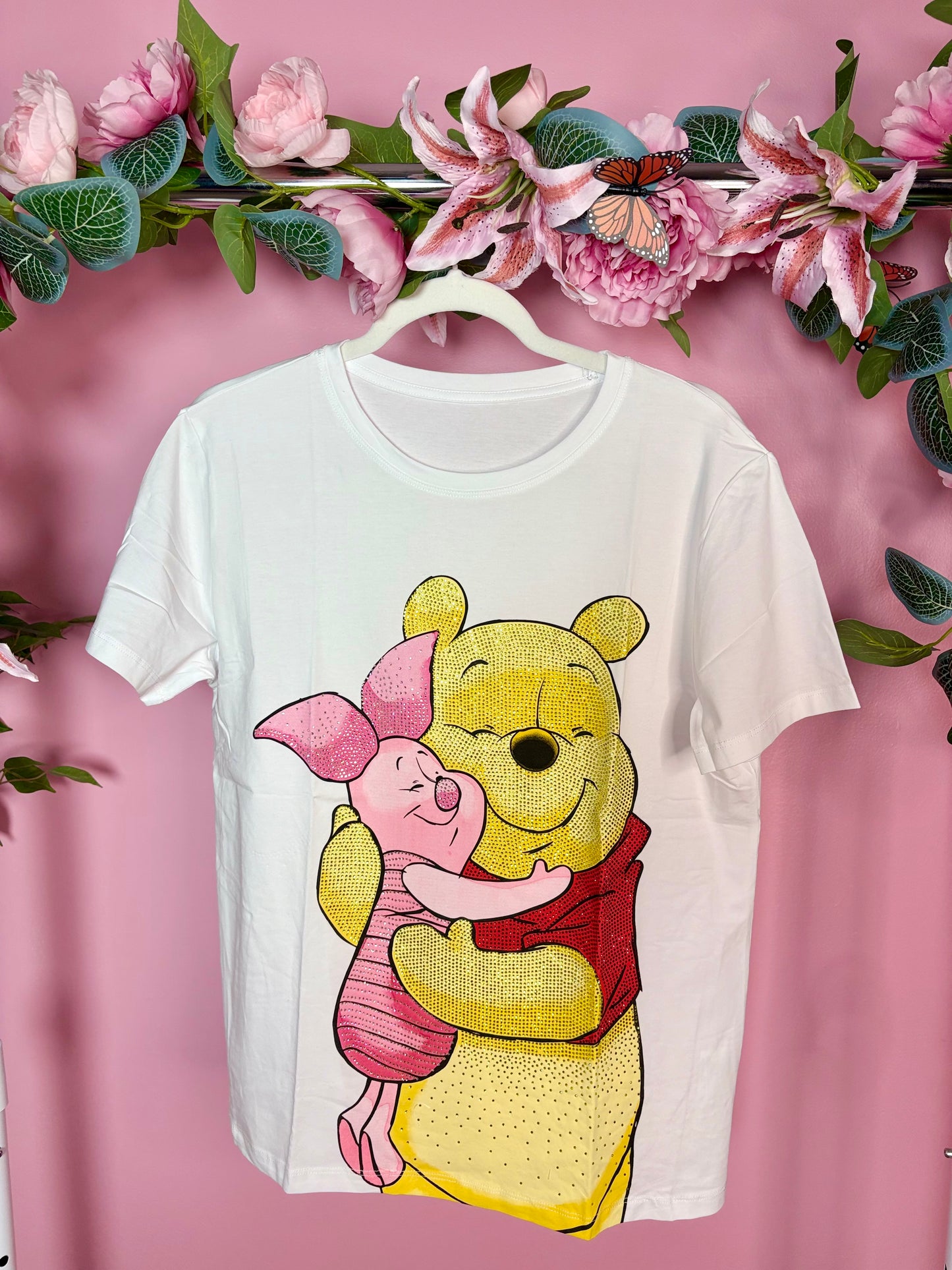 Winnie the Pooh Inspired Rhinestone Tshirt