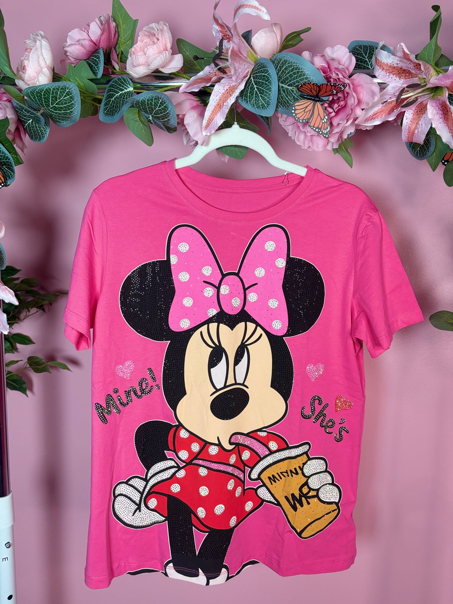 Minnie Mouse Inspired Rhinestone T-shirt