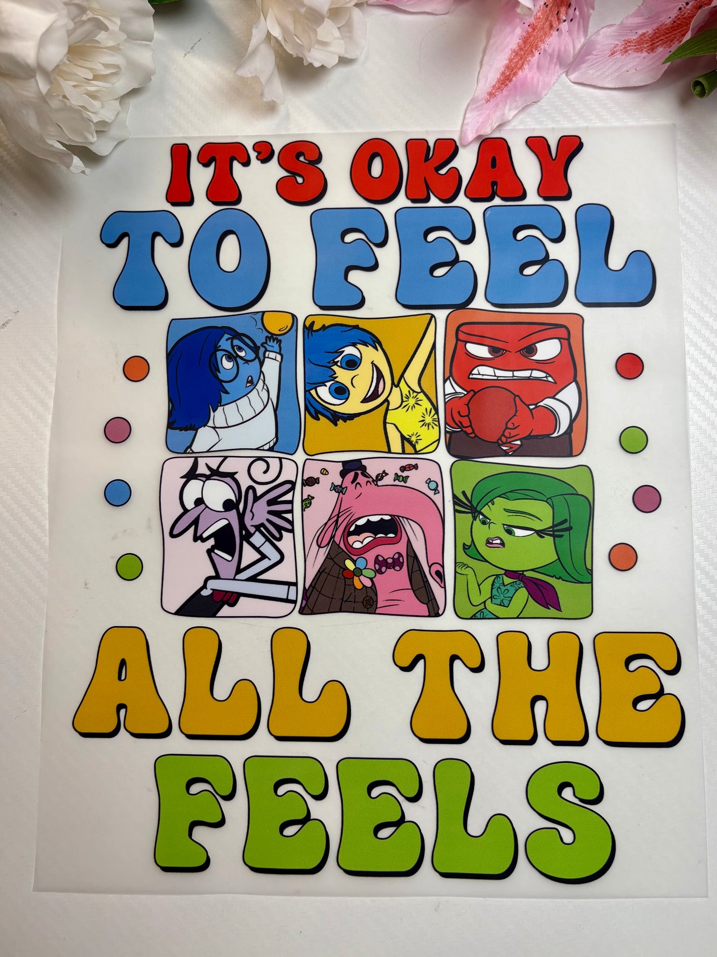 Emotions 11 inch DTF Print