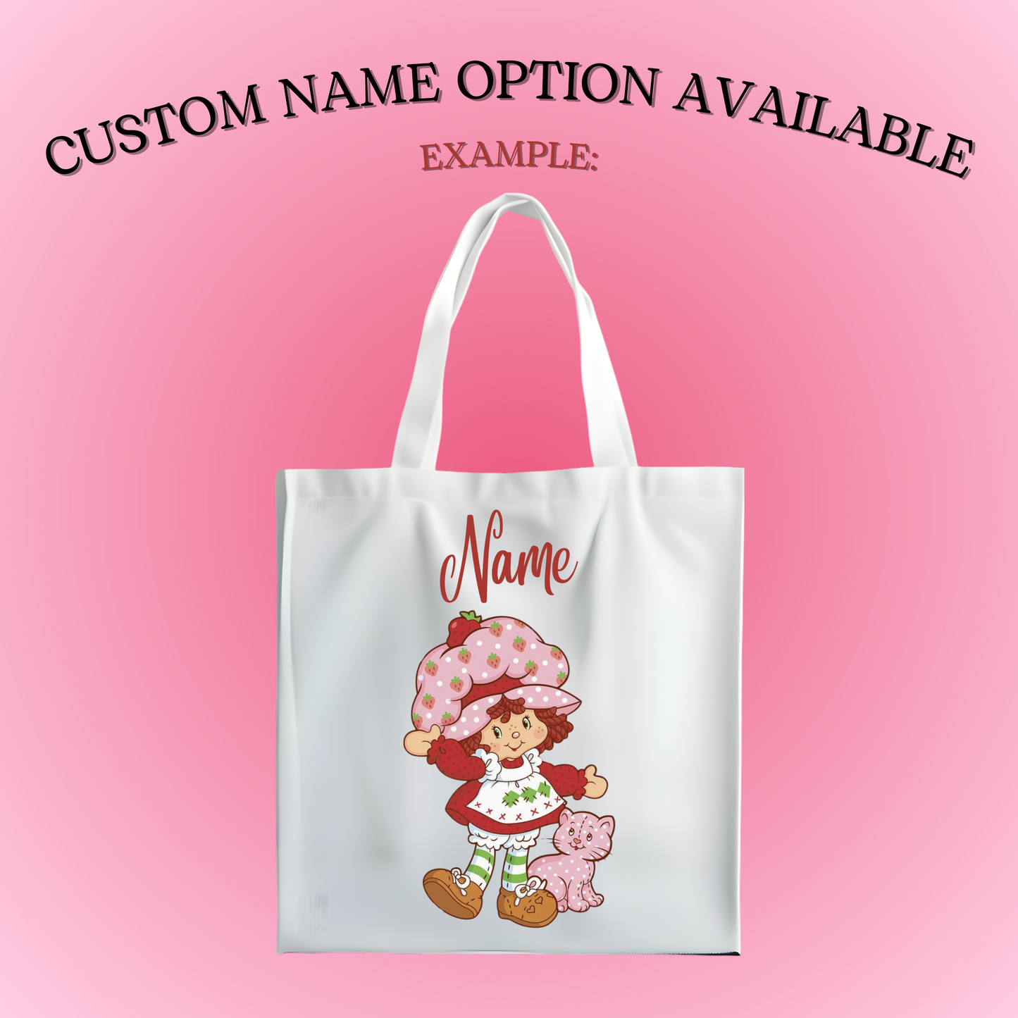 Strawberry Shortcake & Friends Inspired Tote Bag
