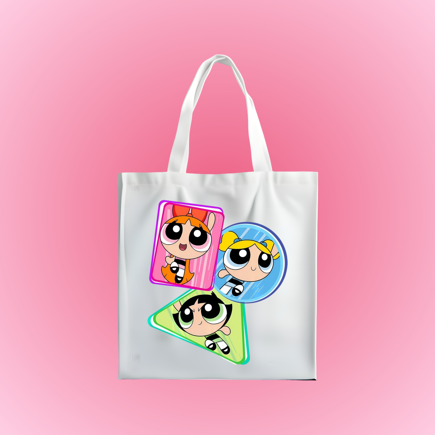 Powerpuff Girls Inspired Tote Bag
