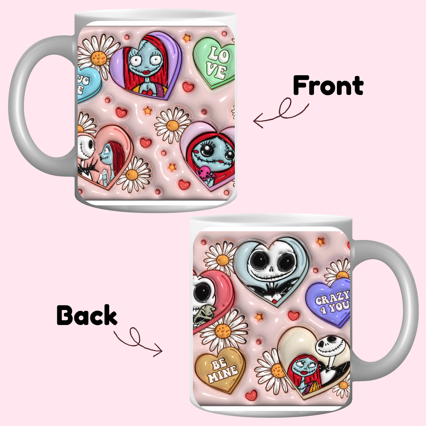 Nightmare Before Christmas Lovers Mug