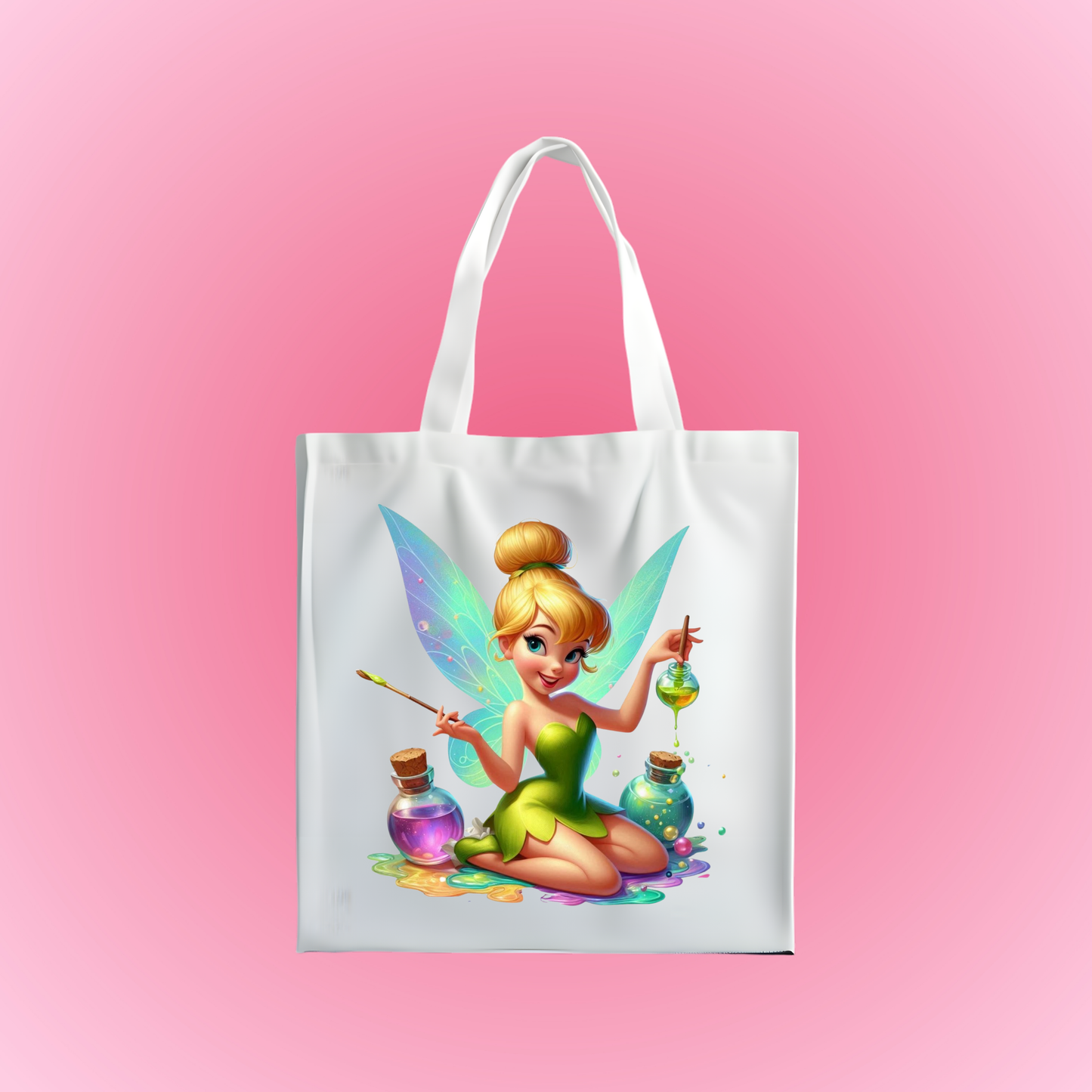 Tinker Bell Inspired Tote Bag