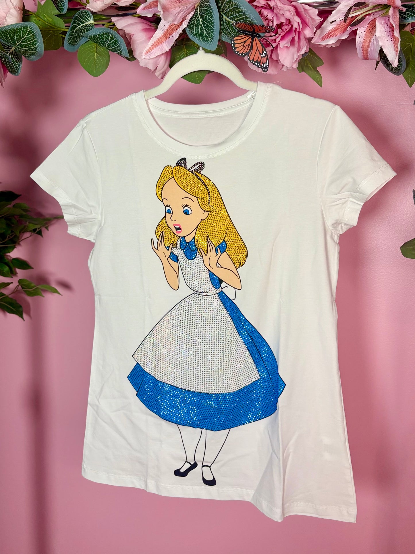 Alice Inspired Rhinestone T-shirt