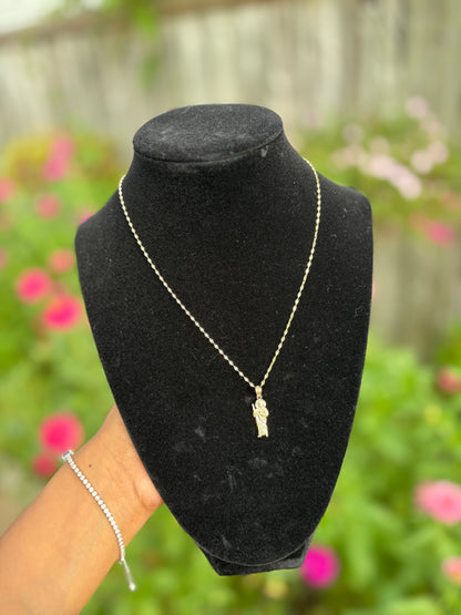 San Judas Tadeo 16” Necklace (14k Gold)