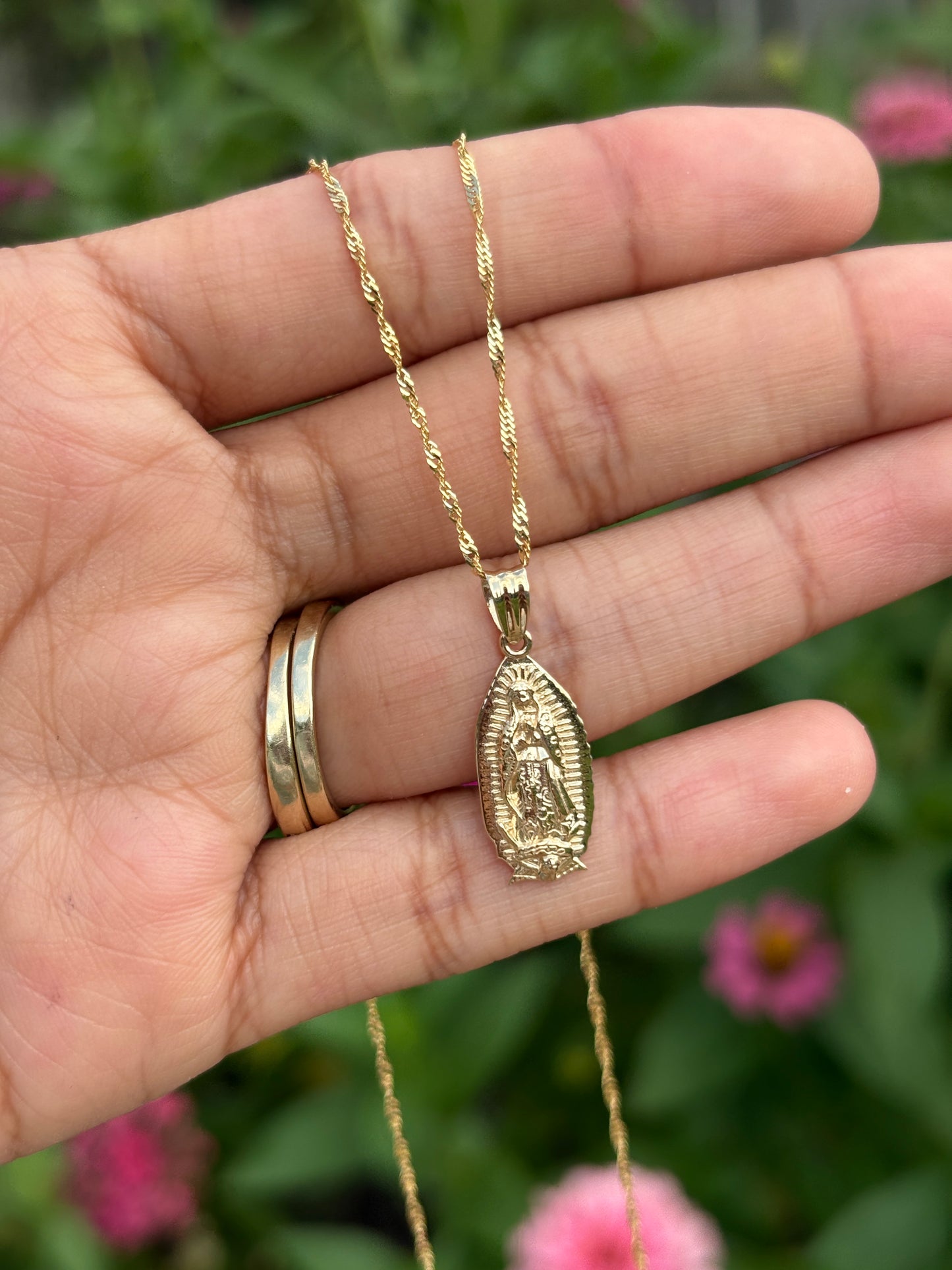 Virgencita 16” Necklace (14k Gold)