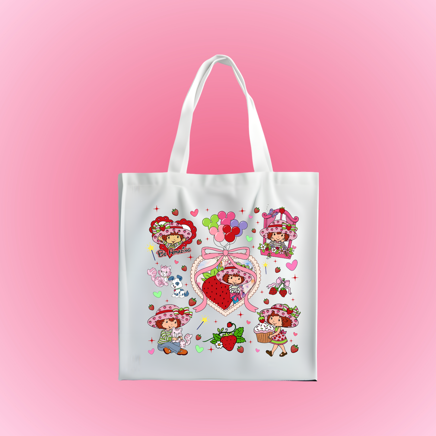 Strawberry Shortcake & Friends Inspired Tote Bag