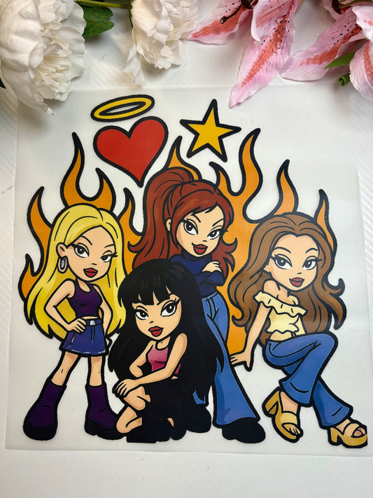 Bratz Dolls 11 inch DTF Print