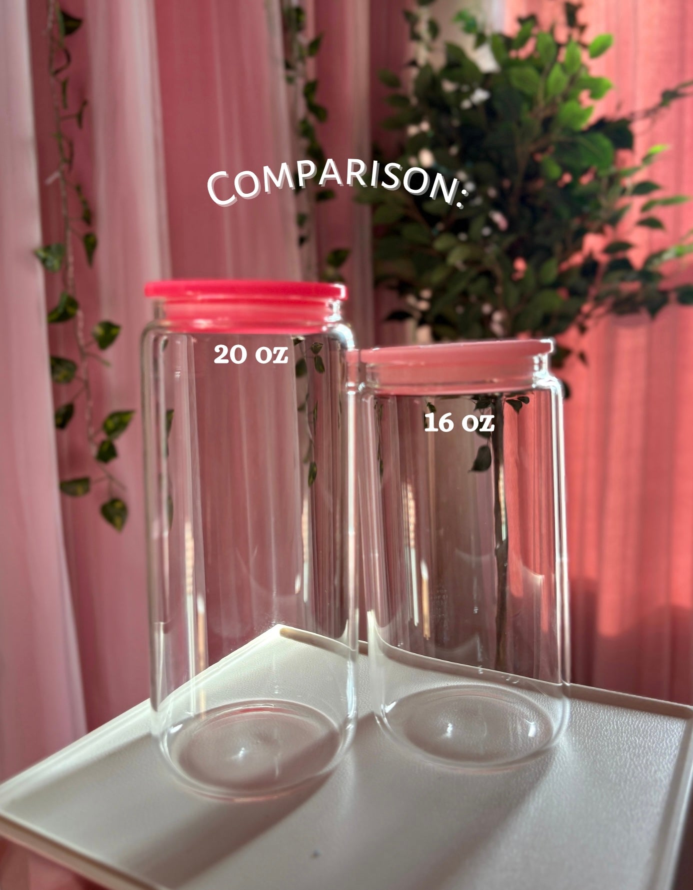 20 oz Glass Custom Cup