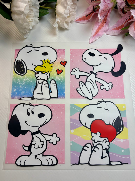 Snoopy Collage 11 inch DTF Print