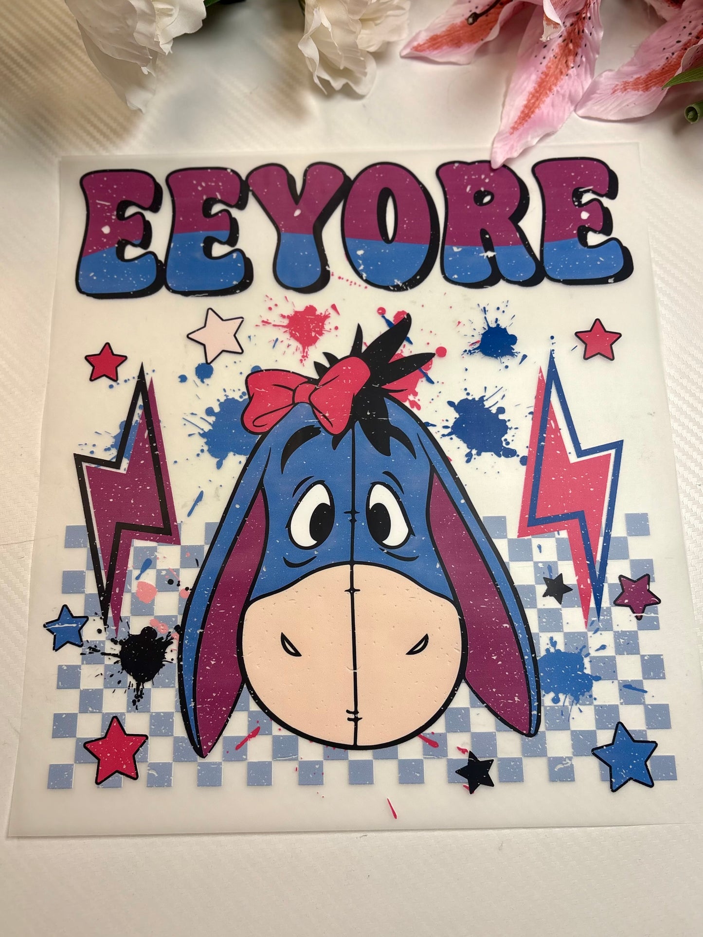 Eeyore 11 inch DTF Print